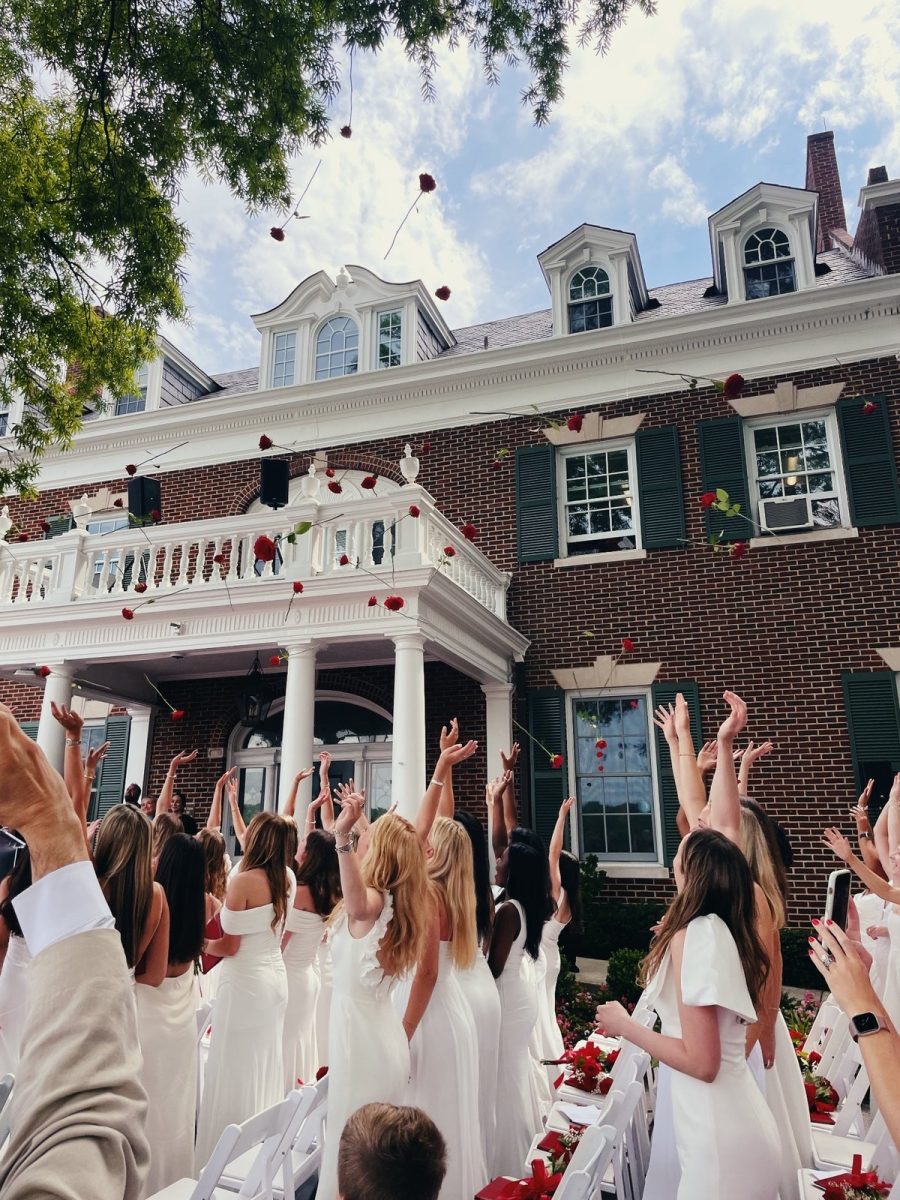 White Dresses, Red Roses: Stone Ridge Graduation